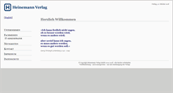 Desktop Screenshot of heinemann-verlag.de