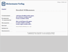 Tablet Screenshot of heinemann-verlag.de